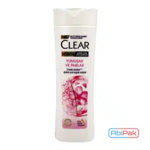 شامپو ضد شوره زنانه کلیر مدل YUMUSAKVE PARLAK حجم 350میل (CLEAR)