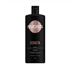 شامپو سایوس حاوی کراتین مناسب موهای ظعیف و شکننده (SYOSS)