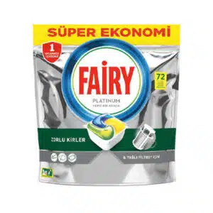 قرص ماشین ظرفشویی فیری پلاتینیوم مدل Platinum بسته 72 عددی (fairy)