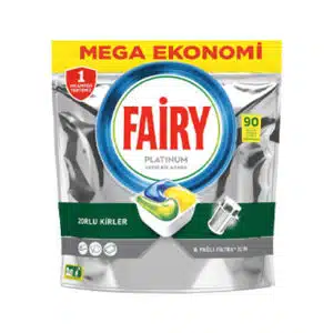 قرص ماشین ظرفشویی فیری پلاتینیوم مدل Platinum بسته 90 عددی (fairy)