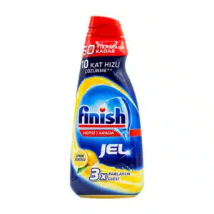 ژل ماشین ظرفشویی فینیش مدل 3x Parlaklik Gucu حجم 1000 میل (Finish)