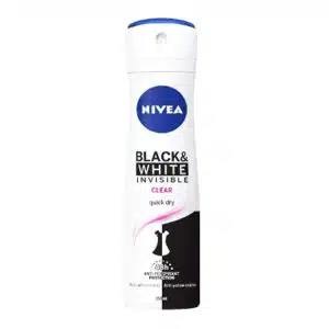 اسپری زنانه نیوآ مدل Black & White Invisible Original حجم 150 میل (Nivea)