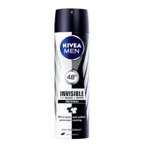 اسپری مردانه نیوآ مدل Black & White Invisible Original حجم 150 میل (Nivea)