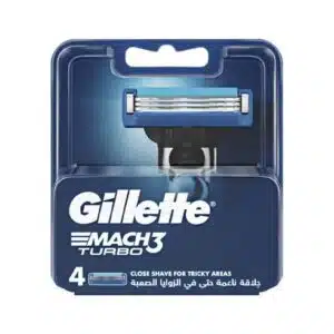 تیغ یدک ژیلت Mach 3 Turbo بسته 4 عددی اورجینال (Gillette)