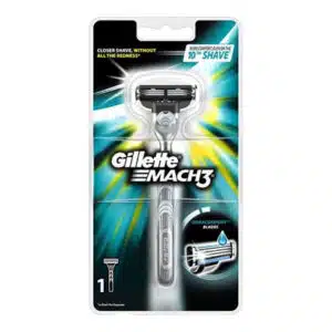 خودتراش مردانه 3 تیغ ژیلت مردانه مدل Mach 3 بسته تک عددی (Gillette)