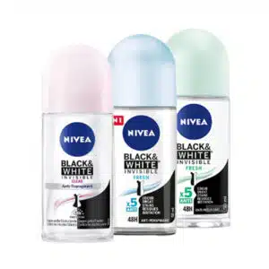 رول ضد تعریق زنانه نیوآ مدل Black & White Invisble حجم 50 میل (Nivea)