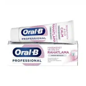 خمیردندان اورال بی مخصوص دندان ولثه های حساس مدل PROFESSIONAL-HASSAS حجم 50 میلی (Oral-B)
