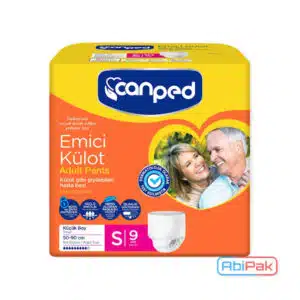 پوشک شورتی بزرگسال جان پد سایز S بسته 9 عددی (canped)