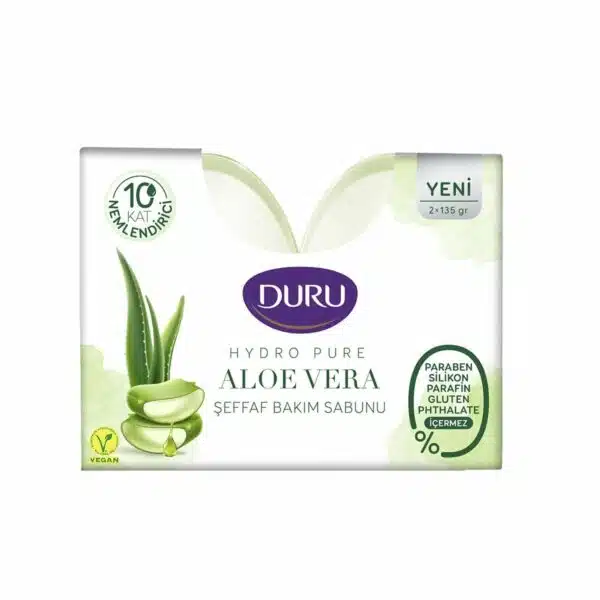 صابون آبرسان دورو حاوی عصاره آلوئه ورا بسته 2 عددی (DURU)