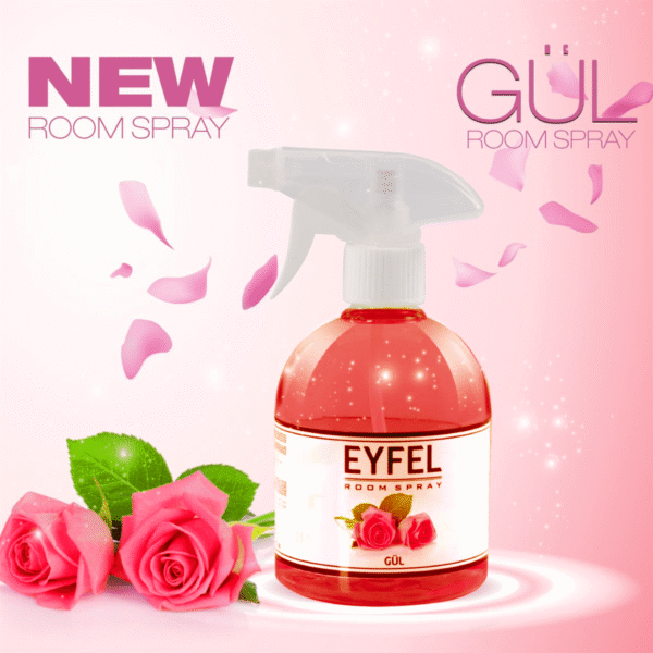 اسپری خوشبوکننده ایفل رایحه گل سرخ حجم 500 میلی لیتر (EYFEL)