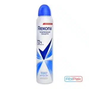 اسپری ضد تعریق زنانه روسی رکسونا REXONA مدل Cotton Dry ماندگاری 72 ساعته 200 میل (Rexona)