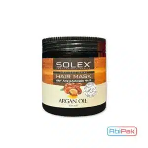 ماسک مو آبکشی بدون سولفات سولکس حاوی روغن آرگان حجم 500 میل (SOLEX)