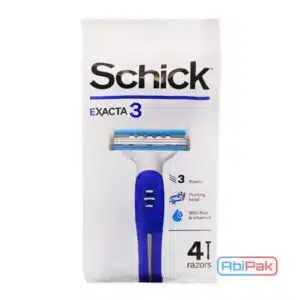 خودتراش مردانه اگزکتا 3 لبه شیک بسته 4 عددی (Schick)